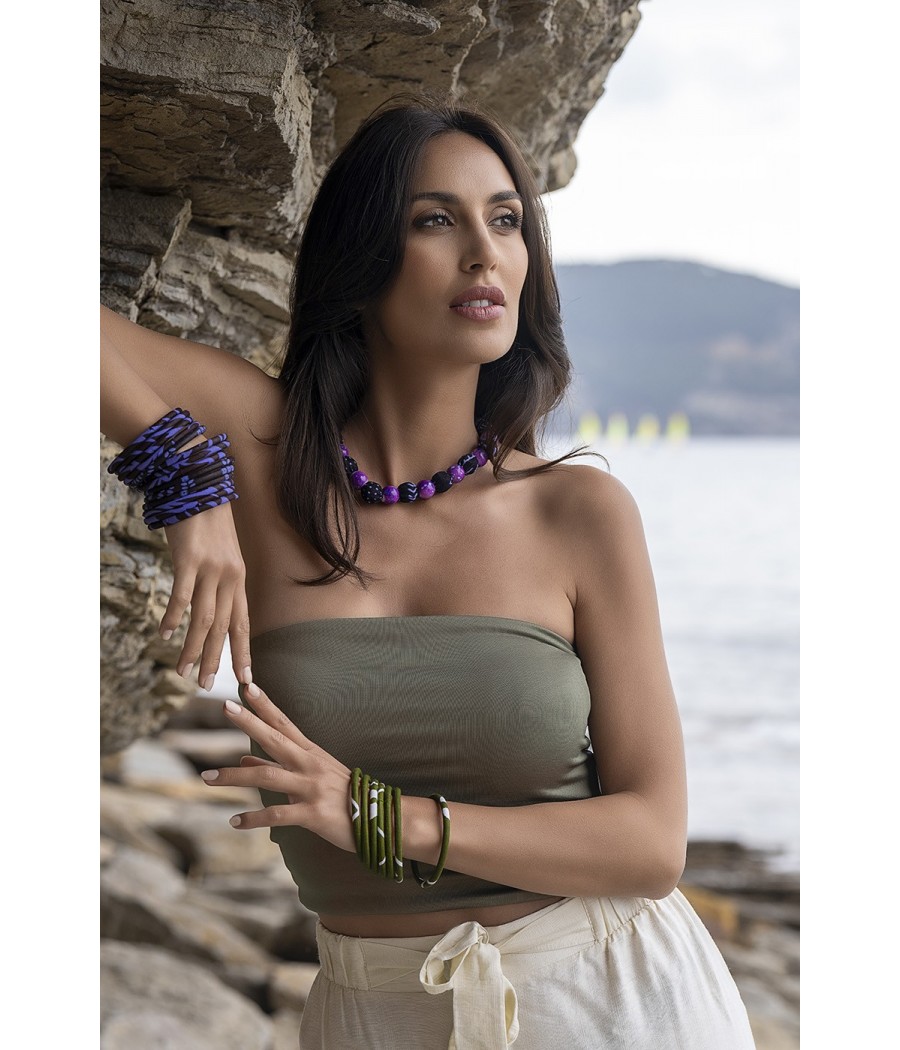 Collier en Wax