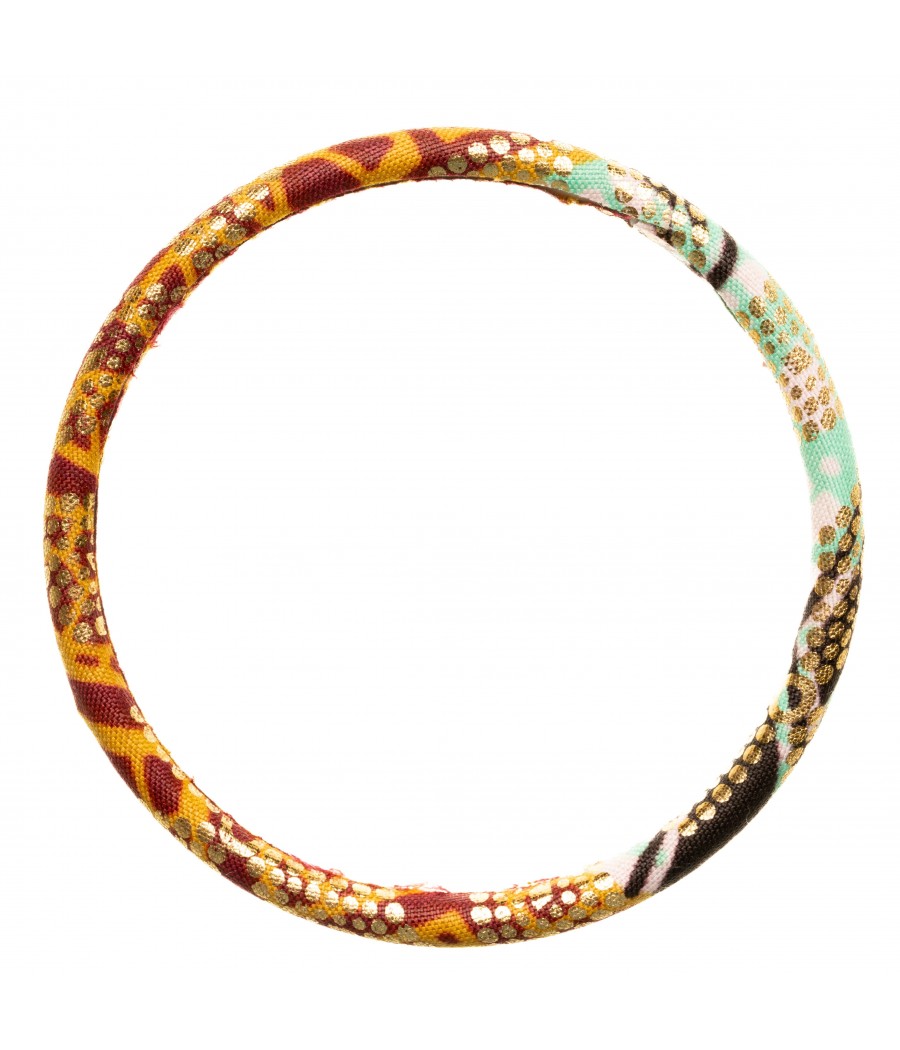 bracelet en tissu wax