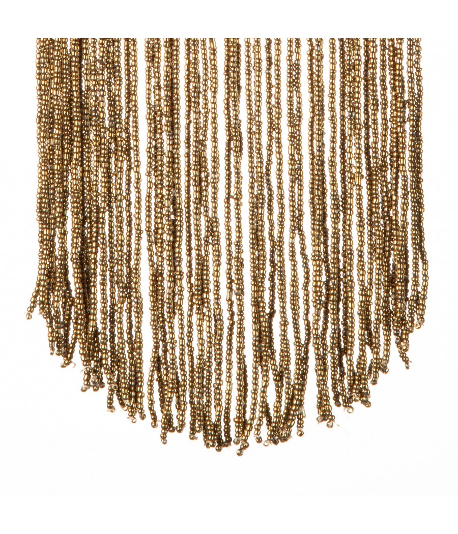 Collier en cuir veritable tressé