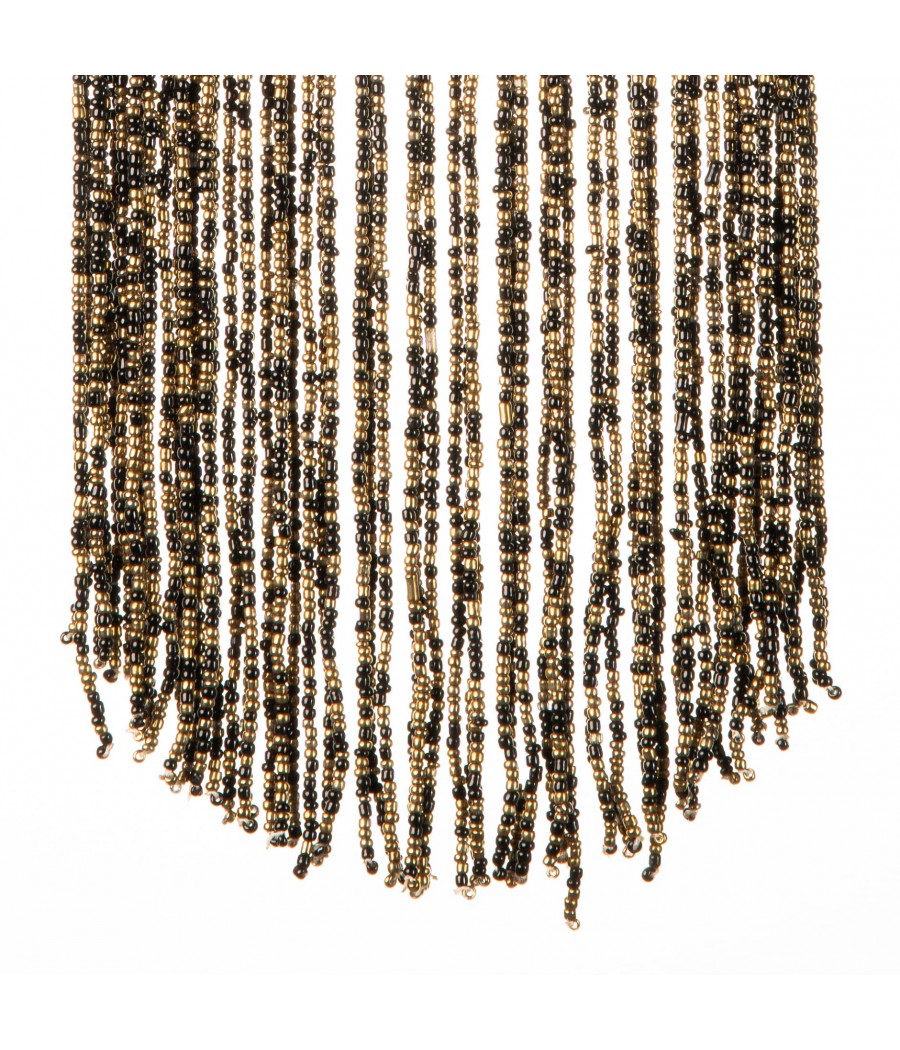 Collier en cuir veritable tressé