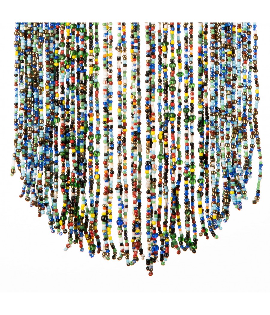 Collier en cuir veritable tressé