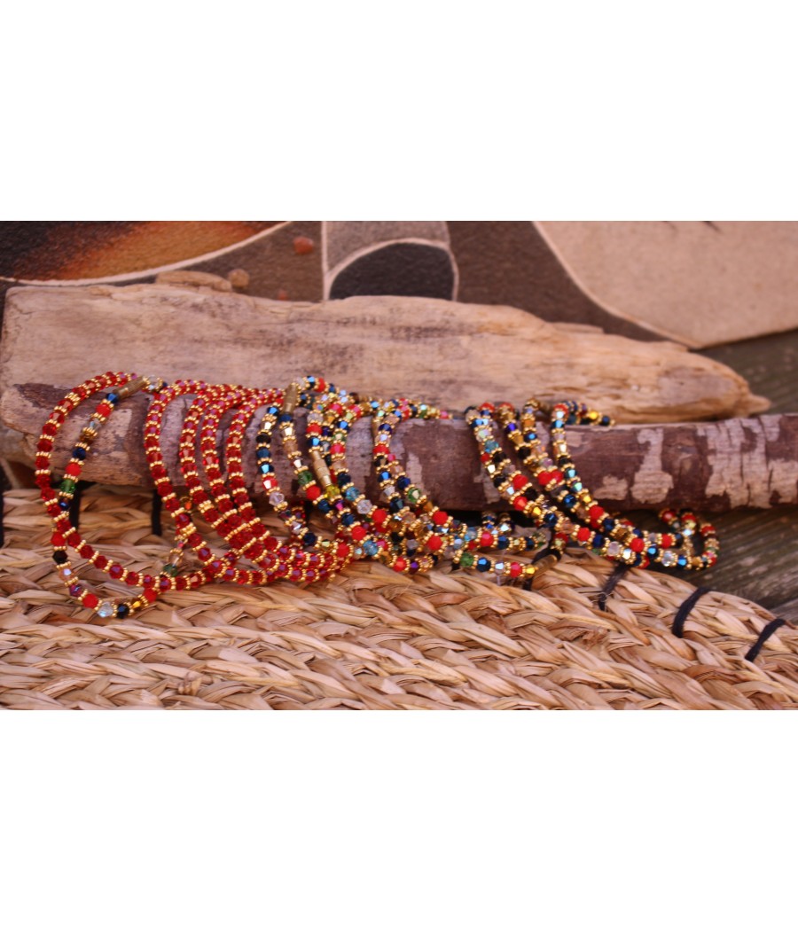 bracelet en perle de cristal