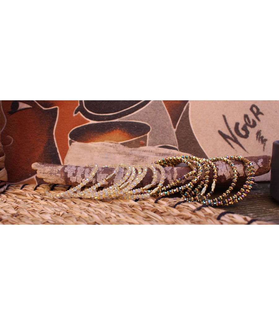 bracelet en perle de cristal