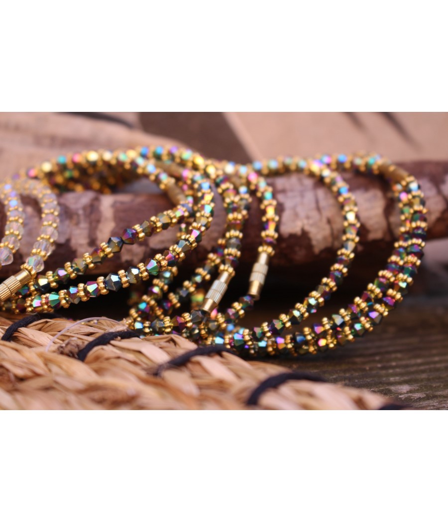 bracelet en perle de cristal