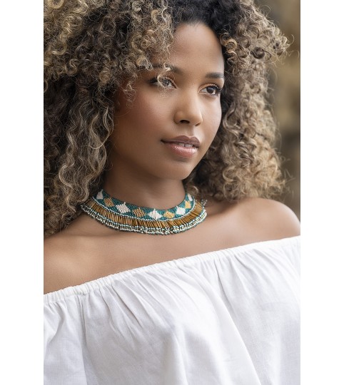 Collier en Perles de Verres