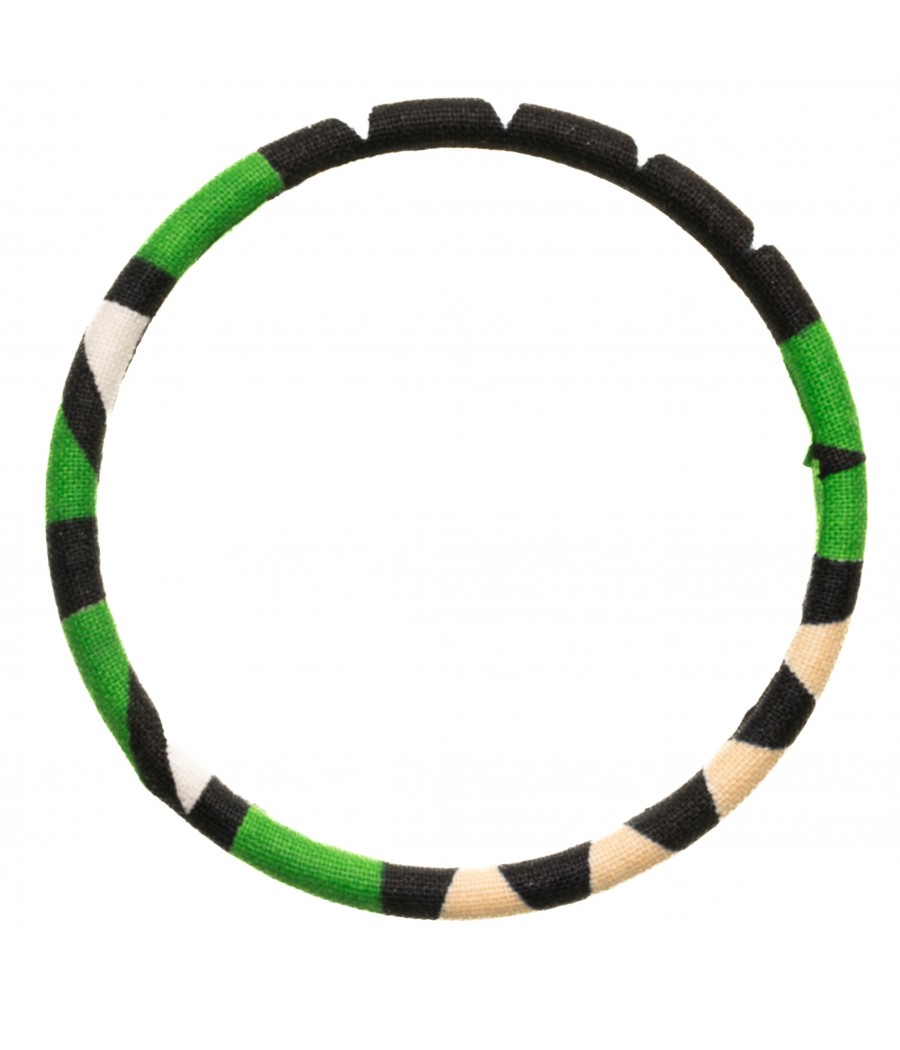 bracelet en tissu wax