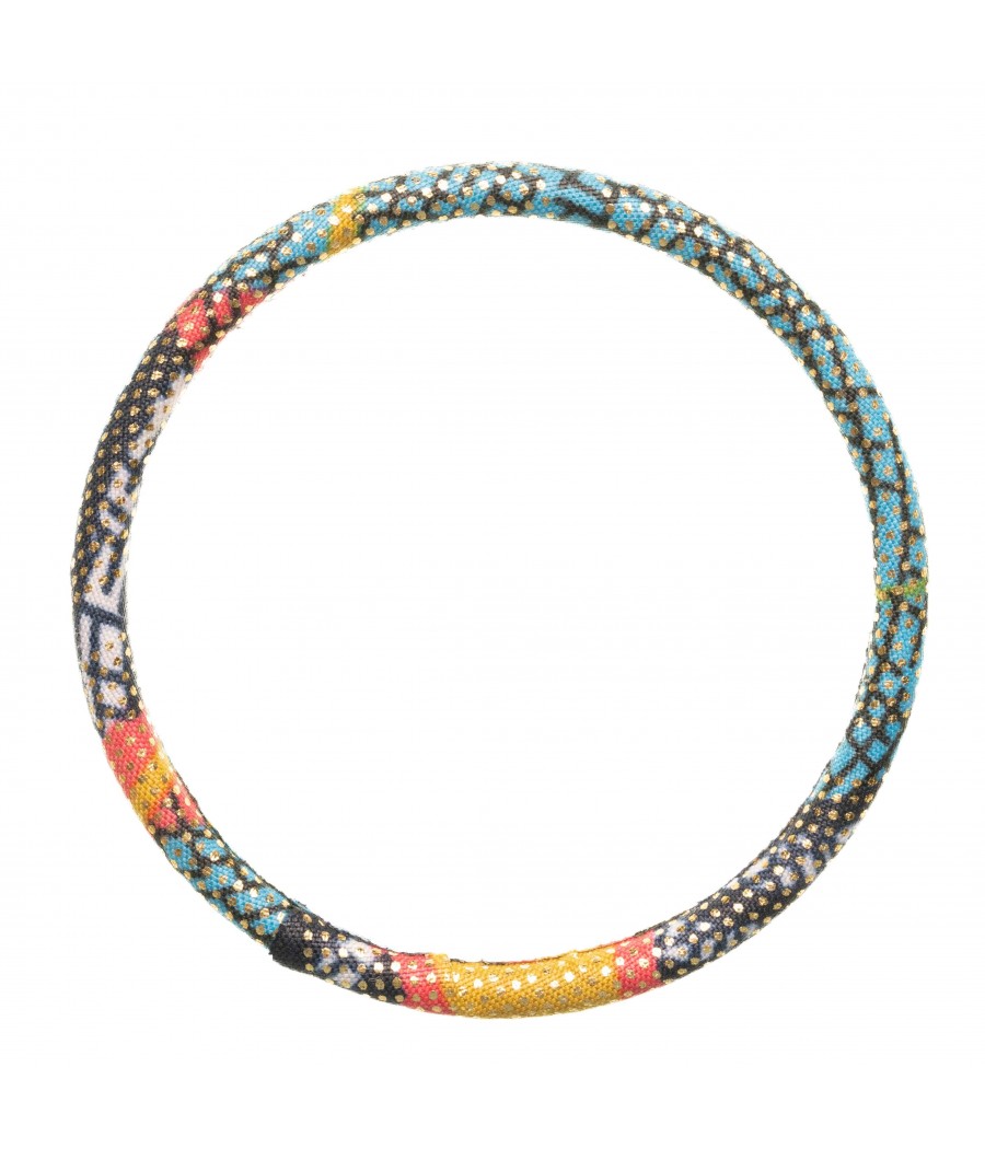 bracelet en tissu wax