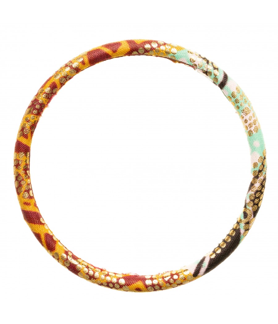 bracelet en tissu wax